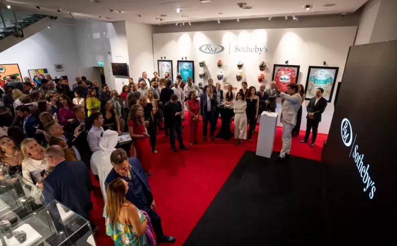 An exclusive launch party at Sotheby’s Dubai gallery