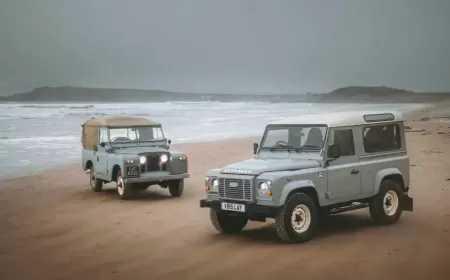 LAND ROVER CLASSIC REVEALS CLASSIC DEFENDER WORKS V8 ISLAY EDITION