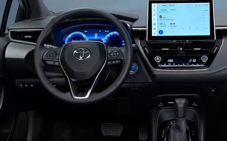 Inside, the 2024 Toyota Corolla Nightshade