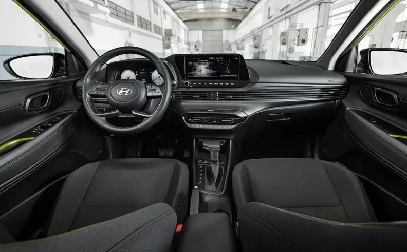 The interior and safety features of i20