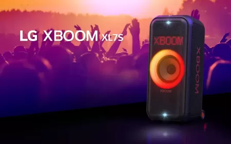 احتفلوا واستمتعوا بنغمات موسيقاكم المفضلة مع مكبر الصوت الجديد XBOOM XL7S من إل جي