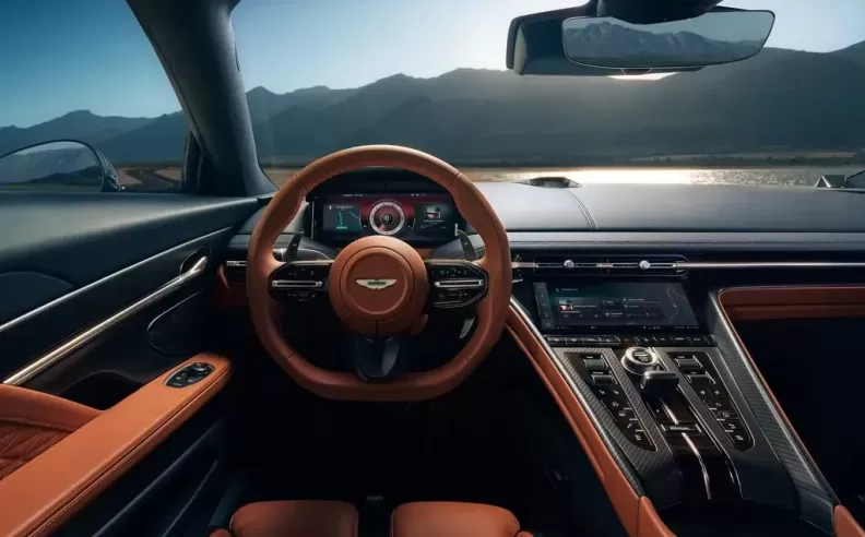 Inside the Aston Martin DB12