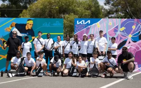 كيا و رافاييل نادال يطلقان مبادرة كيا كلوب هاوس في ملبورن لإلهام الأجيال القادمة من عشّاق التنس
