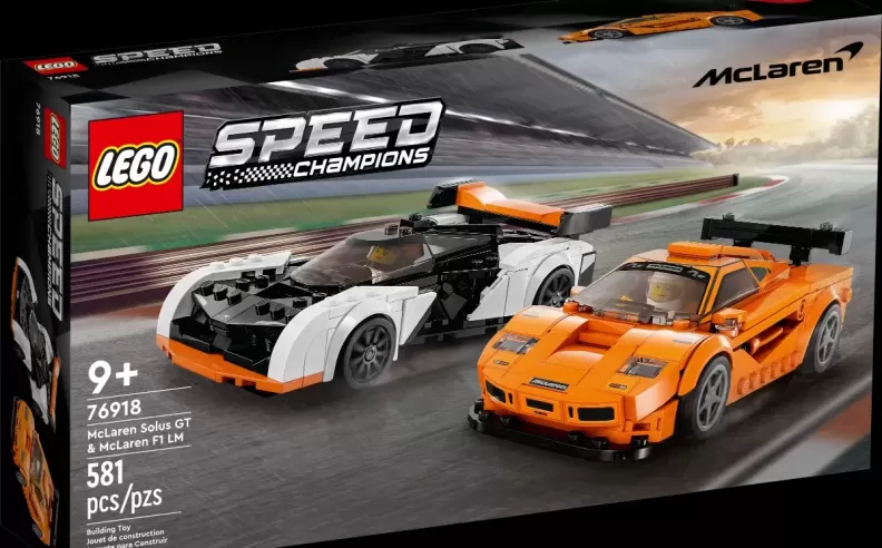 LEGO Speed Champions McLaren Solus GT and McLaren F1 LM Double Pack