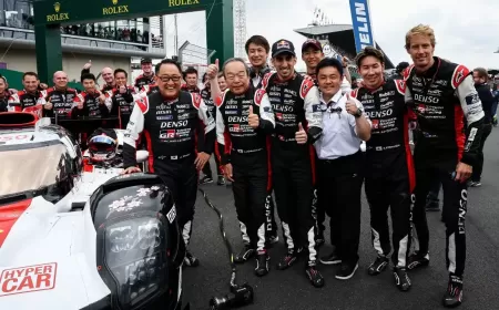 TOYOTA Celebrates 25th Year at Le Mans 24 Hours with TOYOTA GAZOO Racing Podium Finish