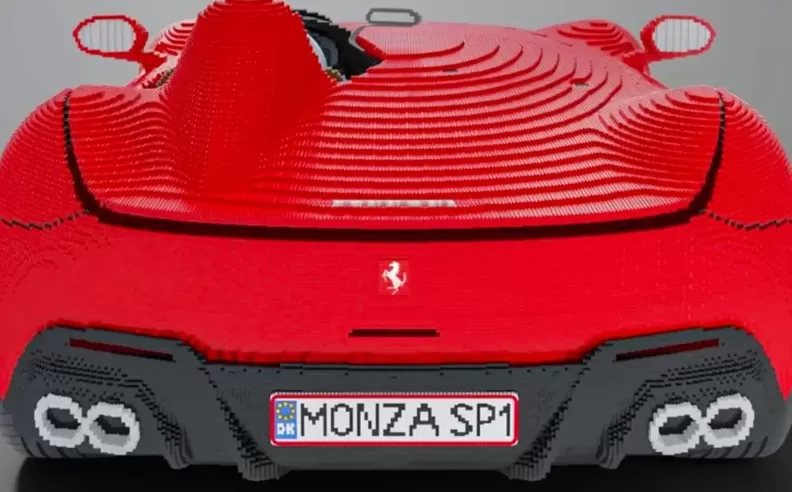 The Lego Ferrari Monza SP1