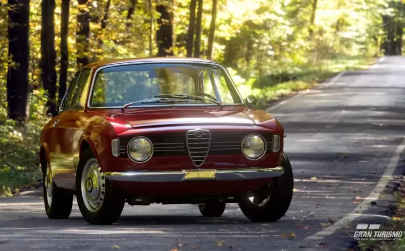 The vintage Alfa Romeo