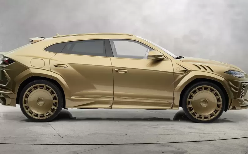 The specifications of the Gold Lamborghini Urus by Mansory 
