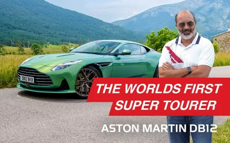 In video: A lifetime trip onboard the world's first Super Tourer: Aston Martin DB12
