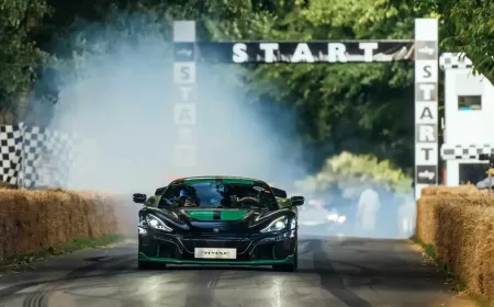 Rimac Nevera Sets the Production Car Hill Record at 2023 Goodwood Festival of Speed