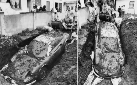 The Enigmatic Tale of the Buried Ferrari: A Bizarre Insurance Scam Unearthed After Decades