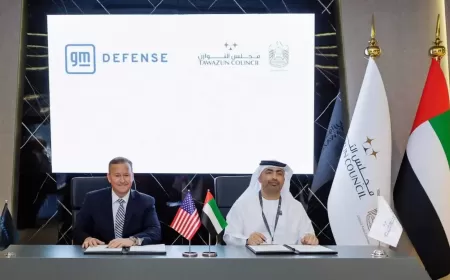 الإمارات وجنرال موتورز توقعان مذكرة تفاهم لتطوير الجيل القادم من المركبات العسكرية