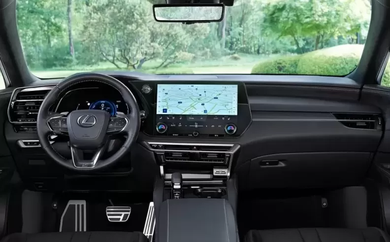 The all-new Lexus RX interior features.