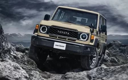 The 40-Year-Old Toyota Land Cruiser 70 Updated for 2024, Retains V8 Diesel Manual
