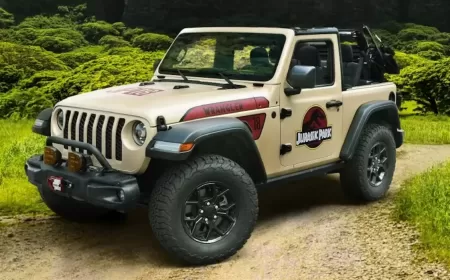 Jeep Wrangler and Gladiator Dress Up for T-Rex with Jurassic Park Sticker Pack
