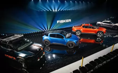 فيسكر تكشف عن أربع سيارات كهربائية جديدة: رونين، بير، ألاسكا، وفورس إي