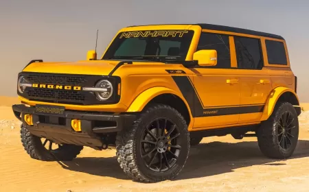 Manhart Transforms Ford Bronco into a 421 HP Beast with 22-Inch Wheels