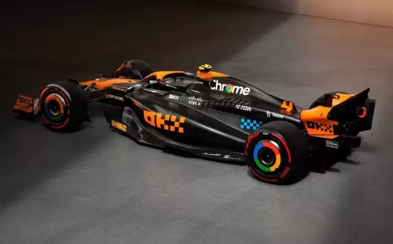 OKX switch McLaren MCL60 race car to Stealth Mode for the Singapore Grand  Prix