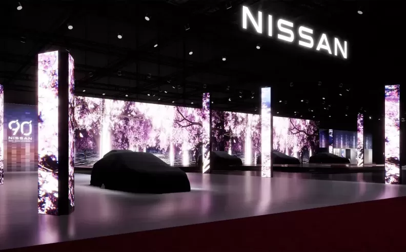 Nissan booth at 2023 Japan Mobility Show