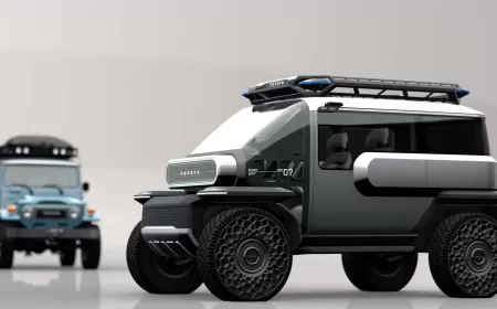 Toyota Designs Baby Lunar Rover Concept With FJ40 Land Cruiser Design Cues