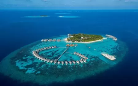 منتجع وسبا سنتارا جراند آيلاند في جزر المالديف يحصل على جائزة مرموقة بسبب شعابه المرجانية الرائعة