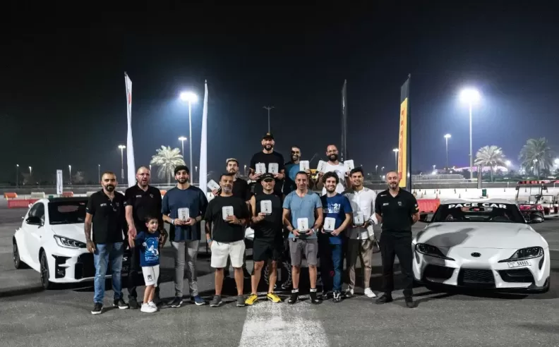 Winners of the Motor Hub Autocross Championship powered by Toyota Gazoo Racing UAE