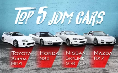 The Top 5 Legendary JDM Sports Cars That Redefined Performance