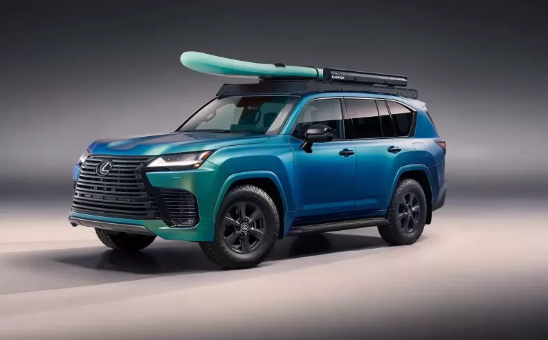 The All-New Lexus LX 600: A Color-Shifting Marvel for Paddle Boarders