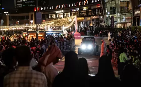 NIGHT-TIME RALLY SPECTACLE UNVEILED AT DUBAI FESTIVAL CITY