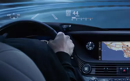 مستقبل تكنولوجيا السيارات: شاشات العرض بمستوى رؤية السائق (HUD)