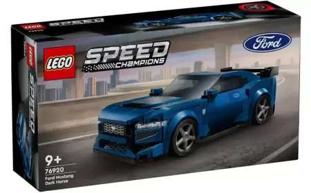 LEGO Speed Champions Mustang Dark Horse and Audi S1 E-Tron Leaked, Joined by BMW M4 GT3 and M Hybrid V8