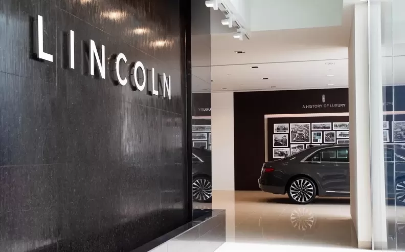 Lincoln showroom