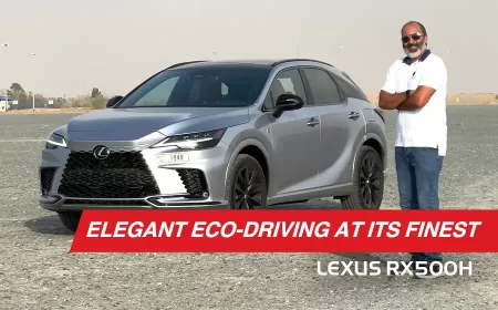 Elegant and efficient SUV: The Lexus RX500h 2023