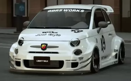 Make Your 500 Abarth Way Cooler With This $15,000 Liberty Walk Body Kit
