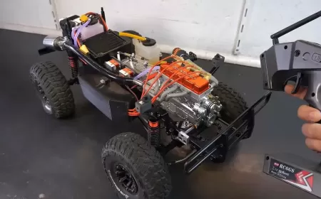 Miniature 4x4 With a 0.0175-Liter Four-Cylinder Engine