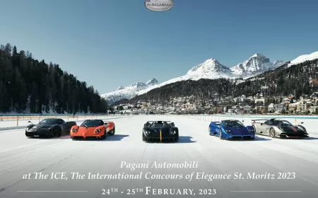 Pagani at The I.C.E. St. Moritz 2024 with a multifaceted design exhibition: the Utopia and Pagani Arte projects for the first time at the event