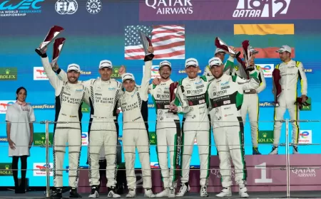 سيارة أستون مارتن فانتاج جي تي 3 تحقق نتائج مميزة في بطولة العالم لسباقات التحمل في قطر