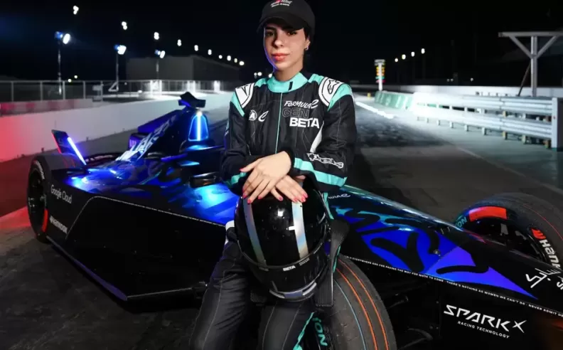 Reem Al Aboud Shatters Speed Barriers in GENBETA Electric Race Car