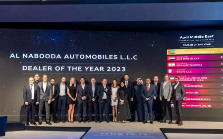 Audi, Al Nabooda Automobiles triumphs for yet another year of excellence at the Audi Middle East Dealer of the Year Awards 2023