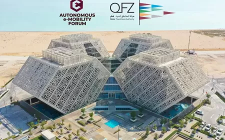 هيئة المناطق الحرة – قطر ومنتدى النقل الكهربائي والتنقل ذاتي القيادة (Autonomous e-Mobility Forum)  يتعاونان لتعزيز الابتكار في تكنولوجيا المركبات الكهربائية