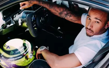 Lewis Hamilton in Tokyo with Iconic Style