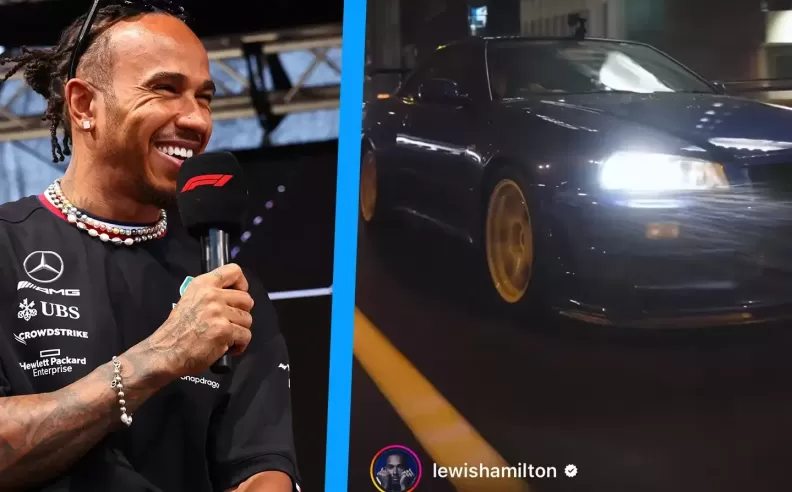 Lewis Hamilton's Stylish Spectacle at the Iconic Tokyo Tower