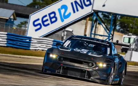 فورد موستنج GT3 الجديدة تتألق على المضمار تمهيداً لمشاركتها في موسم سباقات 2024