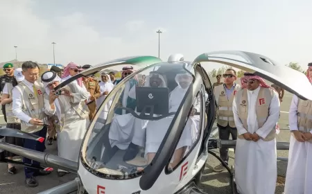 Front End spearheads the historic air taxi trial in Mecca