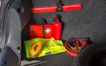 Essential Car Safety: Fire Extinguisher and First Aid Kit
