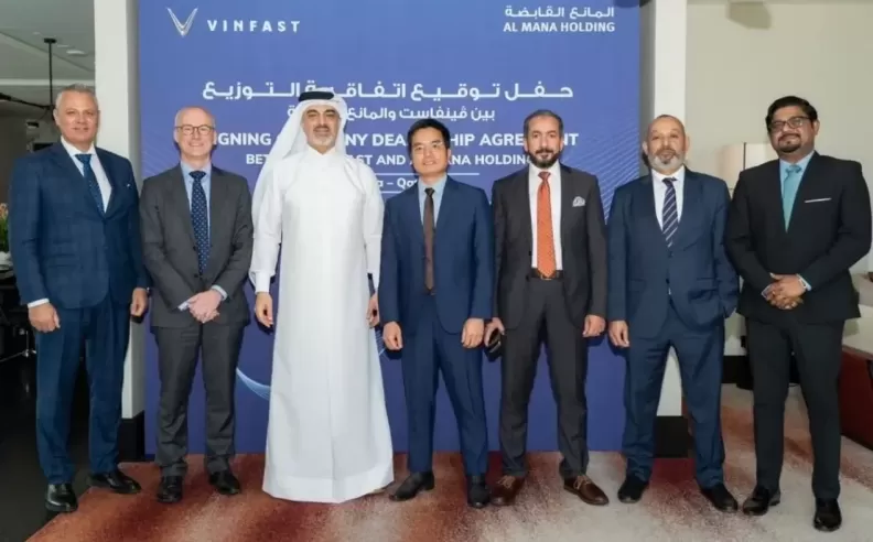 VinFast signs Qatar exclusive dealership agreement with Al Mana Holding