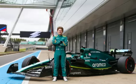 Aston Martin Autosport BRDC Young Driver Joseph Loake stars in Aston Martin Aramco F1 Team Silverstone test