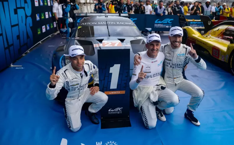 New Aston Martin Vantage GT3 and The Heart of Racing score maiden victory in FIA World Endurance Championship