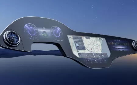تقنيات المستقبل بين يديك مع شاشة هايبر سكرين في سيارات مرسيدس