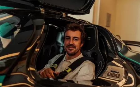 F1 CAR FOR THE ROAD DELIVERED TO F1 DRIVER, FERNANDO ALONSO